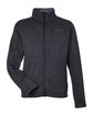 Marmot Men's Drop Line Fleece Jacket BLACK HEATHER OFFront