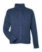 Marmot Men's Drop Line Fleece Jacket ARTIC NAVY HTHR OFFront