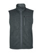 Marmot Men's Dropline Fleece Vest STEEL ONYX HTHR OFFront