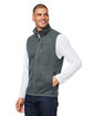 Marmot Men's Dropline Fleece Vest STEEL ONYX HTHR ModelQrt