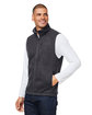 Marmot Men's Dropline Fleece Vest BLACK HEATHER ModelQrt