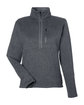 Marmot Ladies' Dropline Half-Zip Jacket STEEL ONYX HTHR OFFront