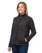 Marmot Ladies' Drop Line Fleece Jacket BLACK HEATHER ModelQrt