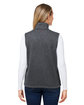 Marmot Ladies' Dropline Fleece Vest STEEL ONYX HTHR ModelBack