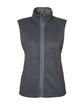 Marmot Ladies' Dropline Fleece Vest STEEL ONYX HTHR OFFront