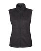 Marmot Ladies' Dropline Fleece Vest BLACK HEATHER OFFront