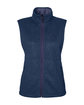 Marmot Ladies' Dropline Fleece Vest ARTIC NAVY HTHR OFFront