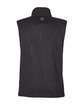 Marmot Ladies' Dropline Fleece Vest BLACK HEATHER OFBack