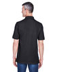 Harriton Adult 6 oz. Ringspun Cotton Piqu Short-Sleeve Pocket Polo BLACK ModelBack