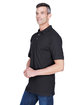 Harriton Adult 6 oz. Ringspun Cotton Piqu Short-Sleeve Pocket Polo BLACK ModelQrt