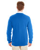 Harriton Men's Pilbloc V-Neck Button Cardigan Sweater TRUE ROYAL ModelBack
