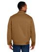 Harriton Unisex Tall ClimaBloc Station Jacket DUCK BROWN ModelBack