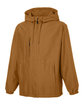 Harriton Unisex Flex Twill Hooded Jacket DUCK BROWN OFQrt