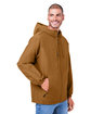 Harriton Unisex Flex Twill Hooded Jacket DUCK BROWN ModelQrt