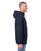 Harriton Unisex Flex Twill Hooded Jacket DARK NAVY ModelSide