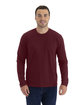 Next Level Apparel Men's Cotton Long-Sleeve Crew  