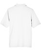 North End Men's JAQ Snap-Up Stretch Performance Polo WHITE FlatBack