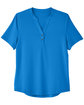 North End Ladies' JAQ Snap-Up Stretch Performance Polo LT NAUTICAL BLUE FlatFront