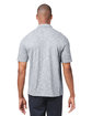 North End Men's Eclipse Jacquard Polo BLACK HEATHER ModelBack