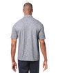 North End Men's Eclipse Jacquard Polo CLASSC NAVY HTHR ModelBack