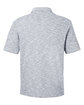 North End Men's Eclipse Jacquard Polo BLACK HEATHER OFBack