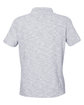 North End Ladies' Eclipse Jacquard Polo PLATINUM HEATHER OFBack