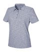 North End Ladies' Eclipse Jacquard Polo CLASSC NAVY HTHR OFQrt