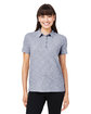 North End Ladies' Eclipse Jacquard Polo  