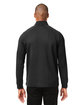 North End Men's Rhythm Waffle Pullover BLACK ModelBack