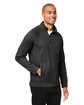 North End Men's Rhythm Waffle Pullover BLACK ModelQrt