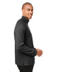 North End Men's Rhythm Waffle Pullover BLACK ModelSide