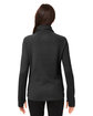 North End Ladies' Rhythm Waffle Pullover BLACK ModelBack