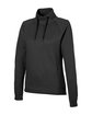 North End Ladies' Rhythm Waffle Pullover BLACK OFQrt