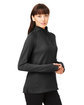 North End Ladies' Rhythm Waffle Pullover BLACK ModelQrt