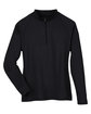 North End Ladies' Revive coolcore Quarter-Zip BLACK FlatFront