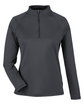 North End Ladies' Revive coolcore Quarter-Zip CARBON OFFront