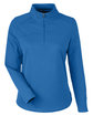 North End Ladies' Express Tech Performance Quarter-Zip LT NAUTICAL BLU OFFront