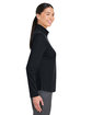 North End Ladies' Express Tech Performance Quarter-Zip BLACK ModelSide