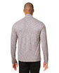 North End Men's Eclipse Jacquard Quarter-Zip BURGUNDY HEATHER ModelBack