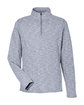 North End Men's Eclipse Jacquard Quarter-Zip CLASSC NAVY HTHR OFFront