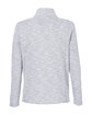 North End Ladies' Eclipse Jacquard Quarter-Zip PLATINUM HEATHER OFBack