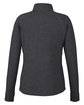 North End Ladies' Spirit Textured Quarter-Zip BLACK HEATHER OFBack