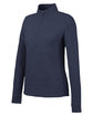 North End Ladies' Spirit Textured Quarter-Zip CLASSIC NAVY HTH OFQrt