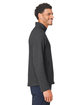 North End Men's Spirit Textured Full-Zip BLACK HEATHER ModelSide