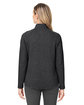 North End Ladies' Spirit Textured Full-Zip BLACK HEATHER ModelBack