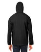 North End Men's Aura Lightweight Packable Anorak BLACK/ CARBON ModelBack