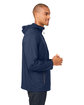 North End Men's Aura Lightweight Packable Anorak CLASSC NVY/ CRBN ModelSide