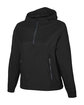 North End Ladies' Aura Lightweight Packable Anorak BLACK/ CARBON OFQrt