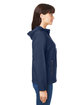 North End Ladies' Aura Lightweight Packable Anorak CLASSC NVY/ CRBN ModelSide