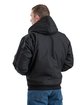 Berne Men's ICECAP Insulated Hooded Jacket BLACK ModelBack